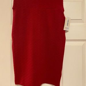 NWT Red LuLaRoe Cassie Skirt